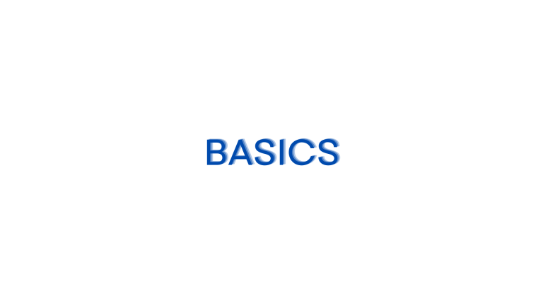 2. Basics